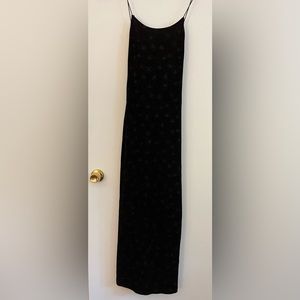 Vintage Black Beaded Bodycon Dress